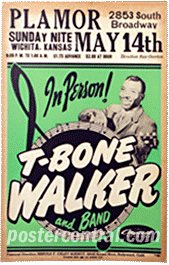 T-Bone Walker concert poster